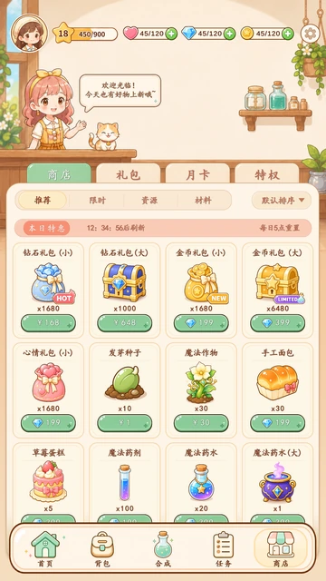 商店界面